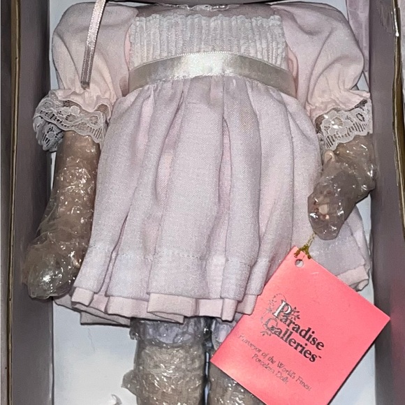 In Box Porcelain Doll in Pink Dress “A party for Sarah” - Picture 3 of 8